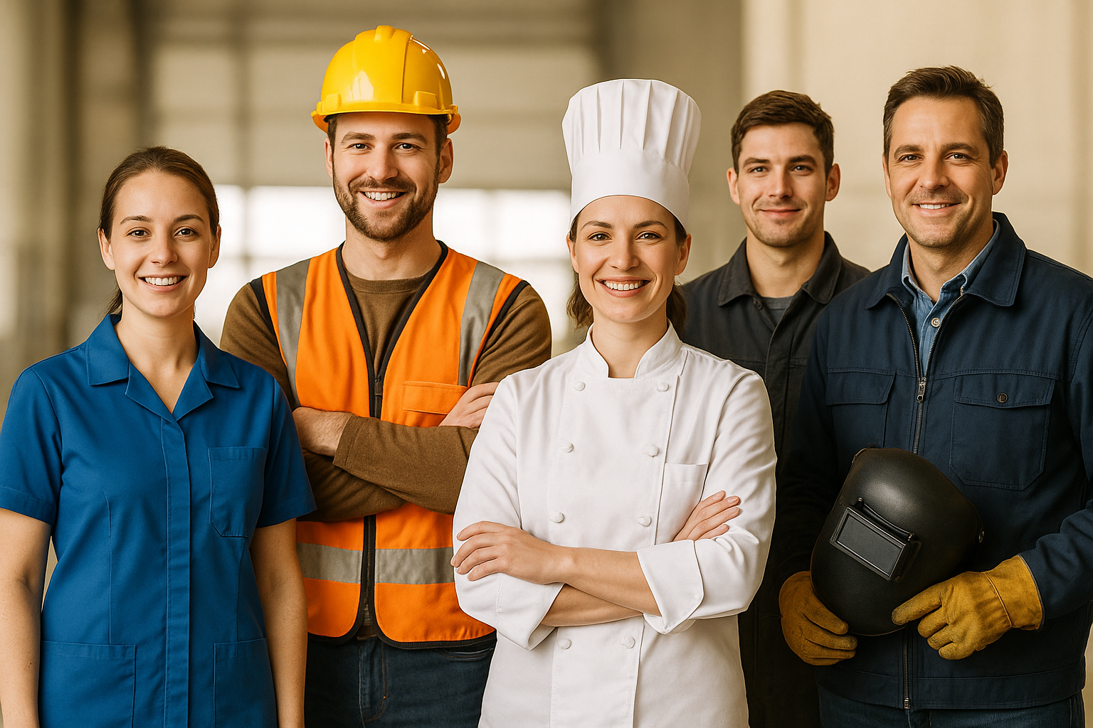 Echipa JobsBee — muncitori calificați în Franța